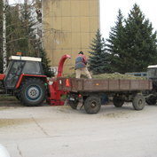 Traktor Zetor - mobilné drvenie LINDDANA